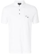 Emporio Armani Appliquéd Polo Shirt - White