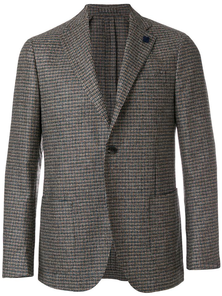 Lardini Classic Fitted Blazer - Brown