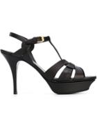 Saint Laurent Tribute Sandals, Women's, Size: 35, Black, Leather
