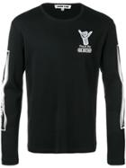 Mcq Alexander Mcqueen 'pray For Surf' Long Sleeved Tee - Black