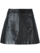 Saint Laurent Mini A-line Skirt