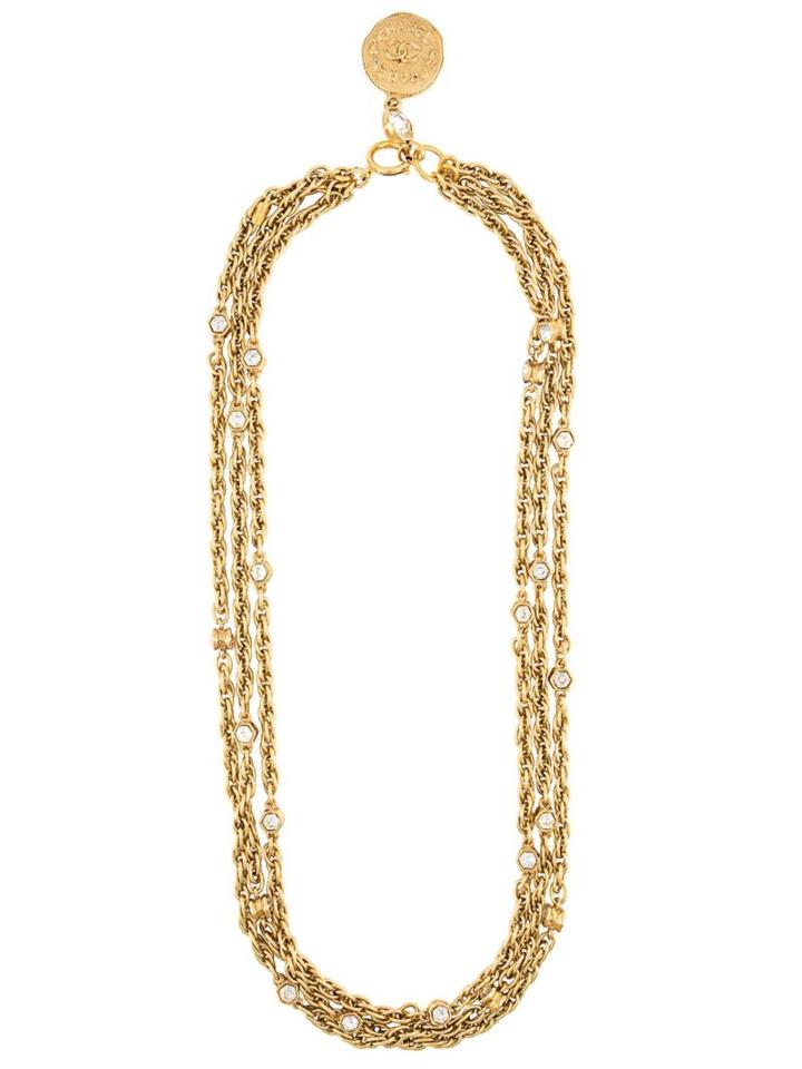 Chanel Vintage Coin Pendant Necklace