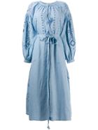 Vita Kin Belted Tunic Dress - Blue