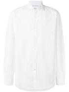 Brunello Cucinelli Plain Shirt, Men's, Size: Medium, White, Cotton