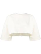 Fenty X Puma - Cropped Crew Neck T-shirt - Women - Cotton/polyester/spandex/elastane - Xs, Nude/neutrals, Cotton/polyester/spandex/elastane