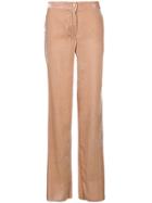 Blugirl Velvet Trousers - Nude & Neutrals