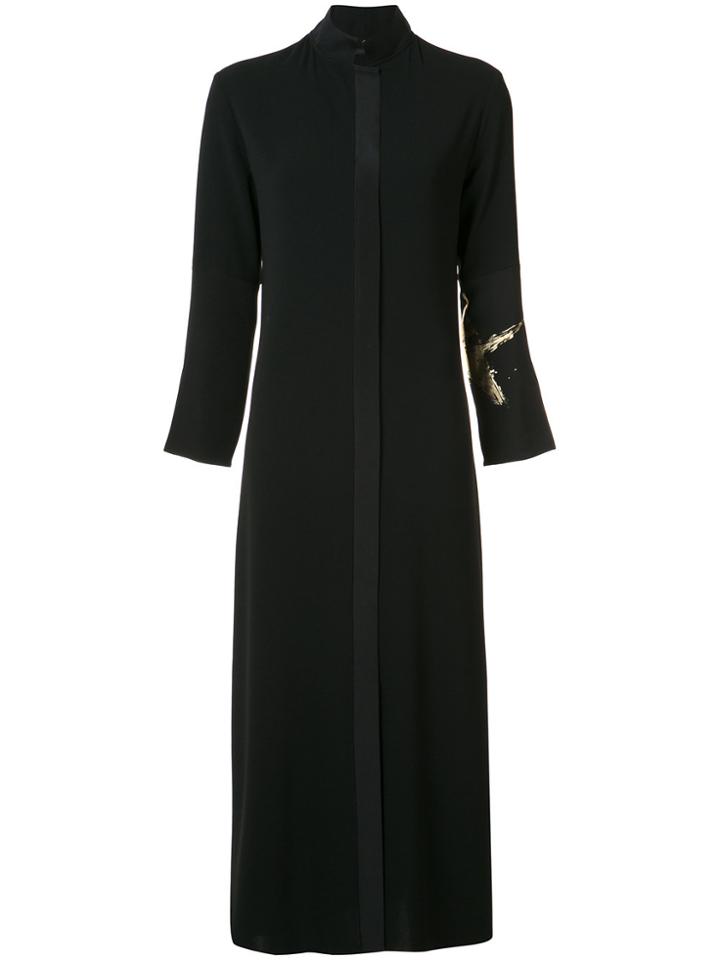 Peter Cohen Long Shirt Dress - Black