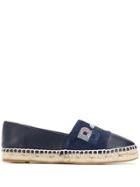 Baldinini Appliqué Detail Espadrilles - Blue
