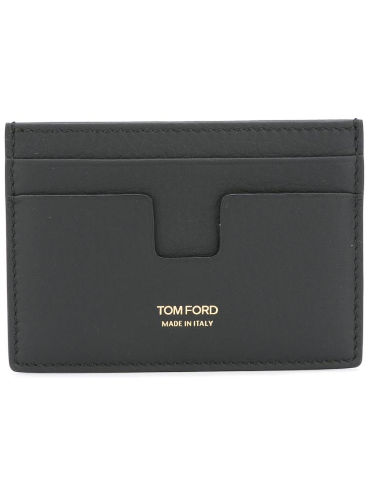 Tom Ford Open Side Cardholder - Black
