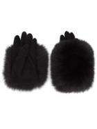 Tsumori Chisato 'yeti' Gloves, Women's, Black, Wool