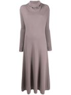 Agnona Cashmere Sweater Dress - Pink