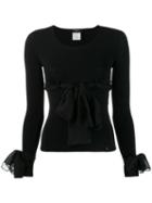 Chanel Pre-owned 2004's Decorative Bows Blouse - Black