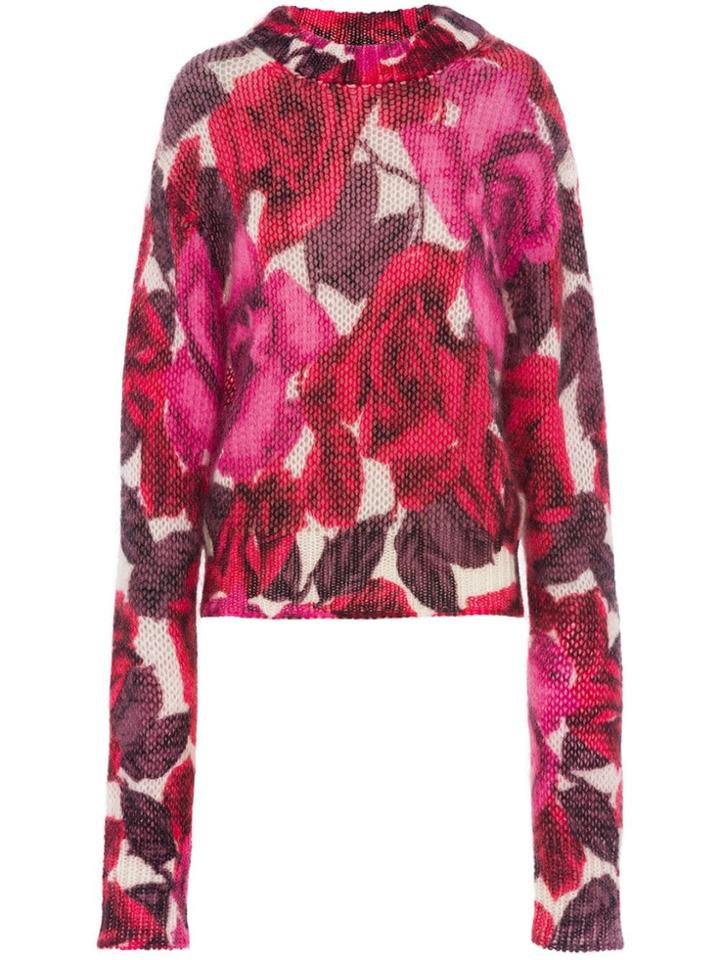Prada Floral Jumper - Pink
