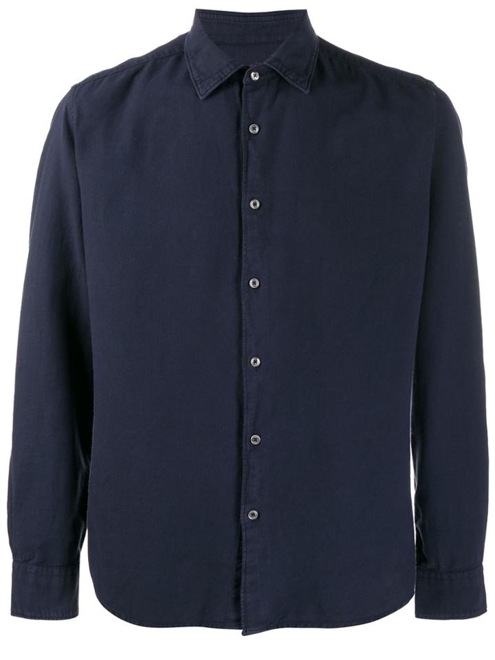 Altea Long-sleeve Fitted Shirt - Blue