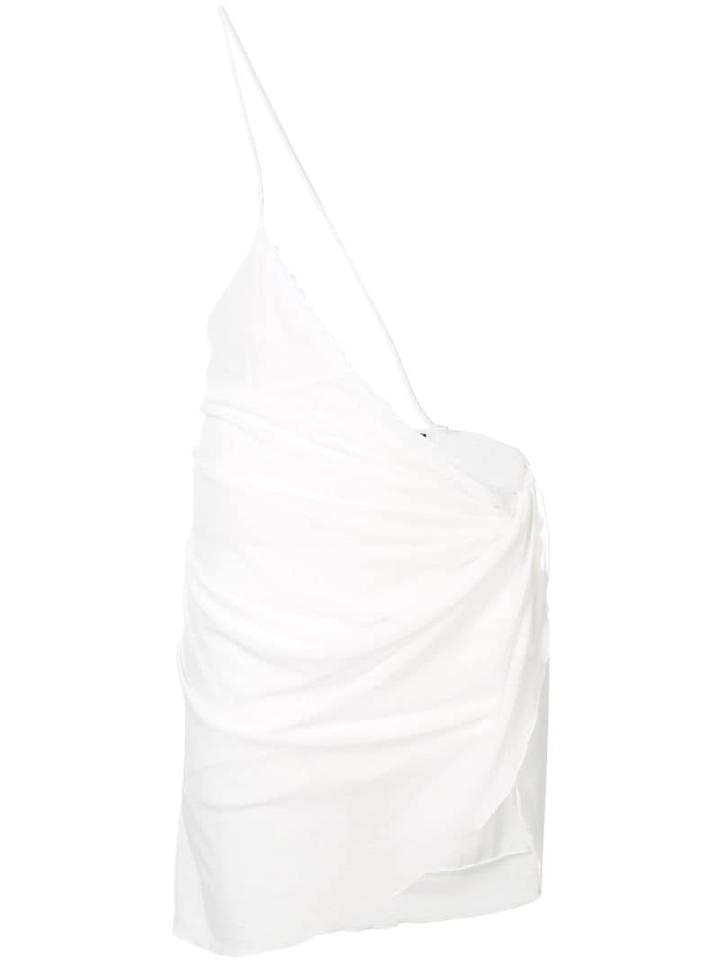 Jacquemus Asymmetric Skirt - White