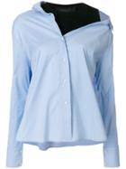 Federica Tosi Layered Asymmetric Shirt - Blue
