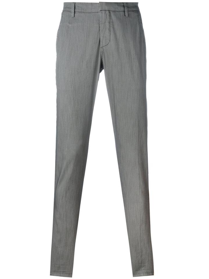 Dondup Gaubert Chinos, Men's, Size: 31, Grey, Cotton/polyester/spandex/elastane