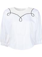Rachel Comey Embroidered Detail Blouse