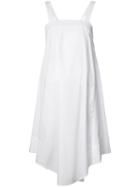 Back Lace-up Detail Dress - Women - Cotton/spandex/elastane - Xs, White, Cotton/spandex/elastane, Trina Turk