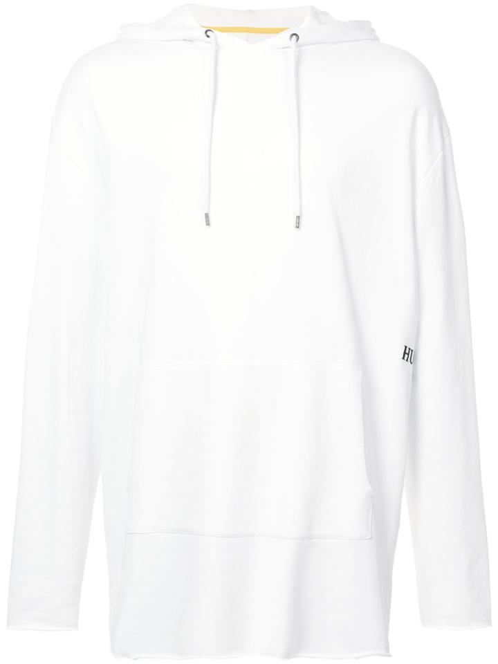 Won Hundred Detroit Raw Hem Hoodie - White