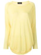 Roberto Collina Knitted Longline Top - Yellow