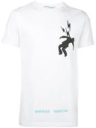 Off-white - Flash T-shirt - Men - Cotton - Xs, White, Cotton