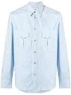 Aspesi - Two Pocket Shirt - Men - Cotton - 40, Blue, Cotton