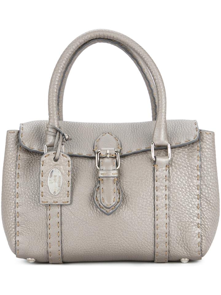 Fendi Vintage Selleria Handbag - Metallic