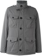 Fay 'legend Field' Jacket, Men's, Size: Small, Grey, Cotton/polyamide/polyester