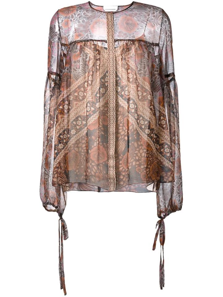 Chloé Printed Blouse - Multicolour
