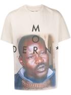 A-cold-wall* Modern Printed T-shirt - Neutrals