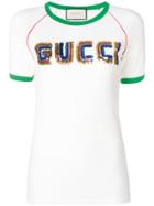 Gucci Logo Appliqué T-shirt - White