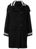 Ermanno Scervino Hooded Rain Coat - Black