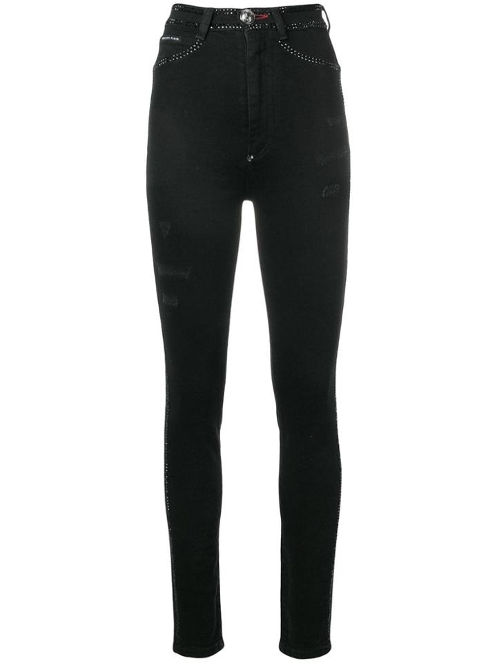 Philipp Plein Super High Rise Jeans - Black