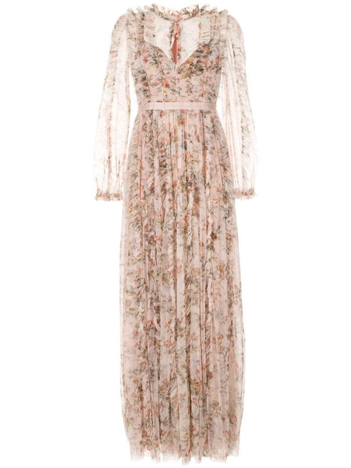 Needle & Thread Garland Flora Evening Gown - Pink