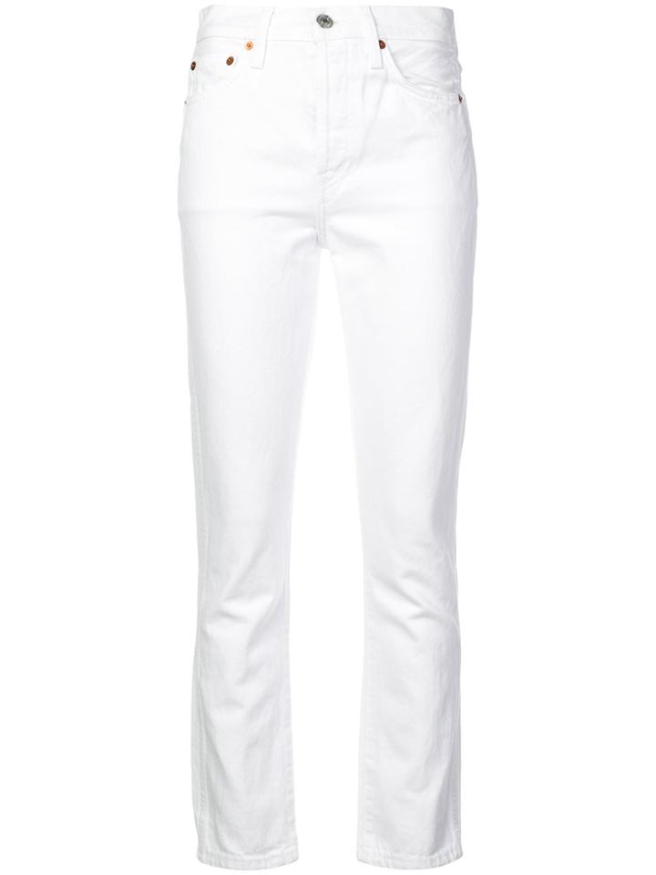 Re/done Skinny Jeans - White