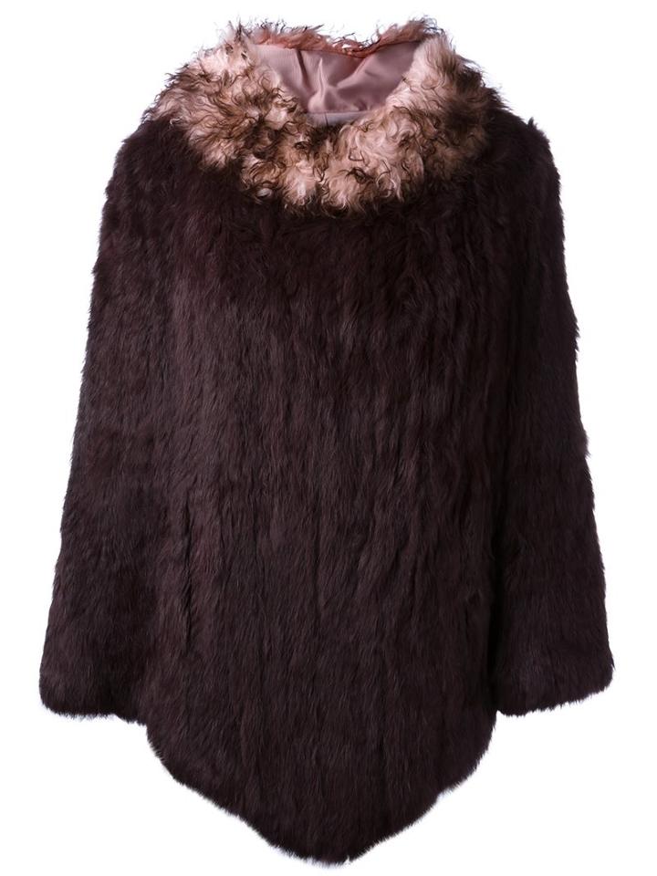 Twin-set Two-tone Cape