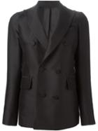 Dsquared2 Double Breasted Blazer, Women's, Size: 44, Black, Silk/polyester/wool