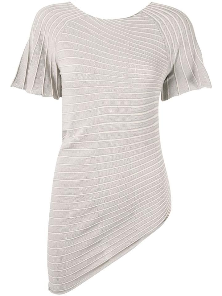Emporio Armani Asymmetric Jersey T-shirt - Brown