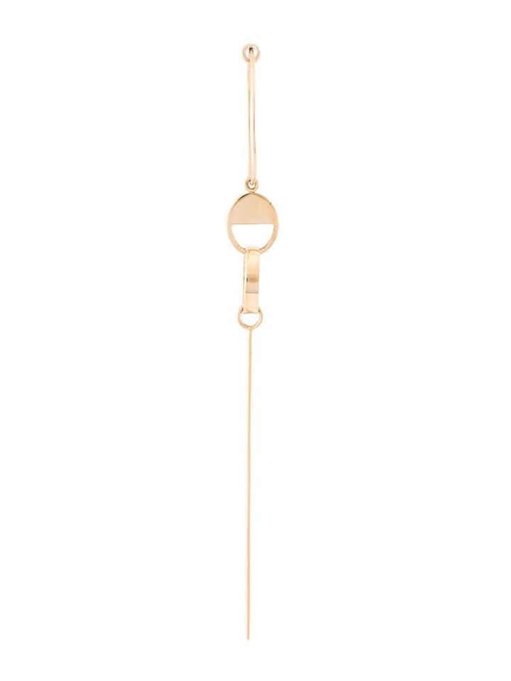 Sarah & Sebastian 'long Cutout' Earring, Women's, Metallic