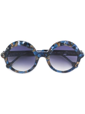 Res Rei Round Sunglasses - Blue