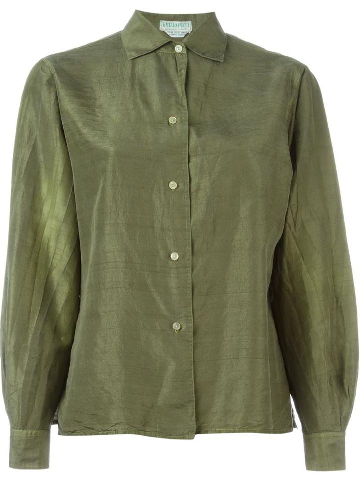 Emilio Pucci Vintage Satin Shirt