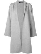 Sofie D'hoore Oversized Open Front Coat - Grey