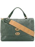 Zanellato Textured Tote Bag - Green
