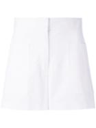 M Missoni - Front Pocket Shorts - Women - Cotton/polyester/spandex/elastane/acetate - 44, White, Cotton/polyester/spandex/elastane/acetate