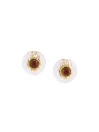 Chanel Vintage Lucite Gripoix Clip-on Earrings