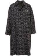 Undercover X Valentino Single-breasted Coat - Black