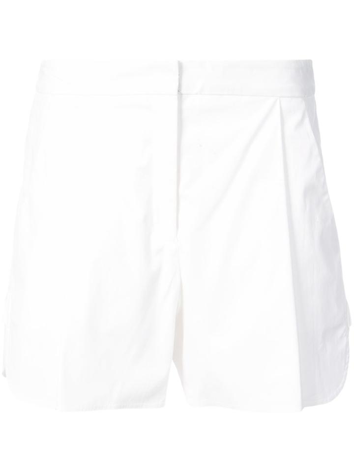 Oscar De La Renta Wide Leg Shorts - White