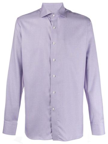 Canali Spread-collar Shirt - White