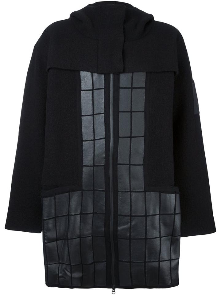 Y-3 Quilted Hooded Coat